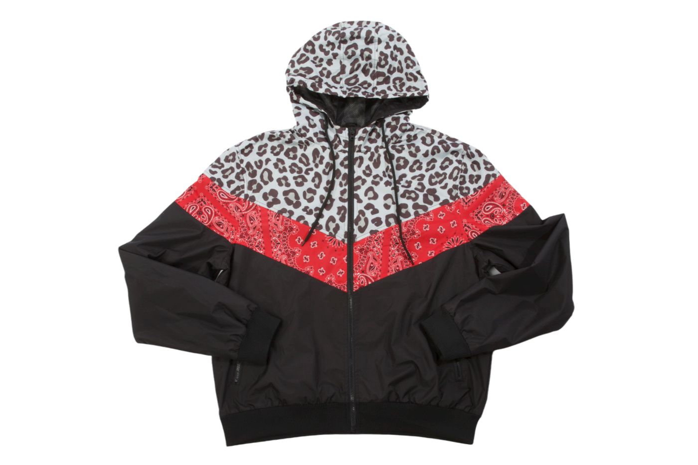 SHIEKH Print Full Zip Windbreaker Multi Color L SHK-208749