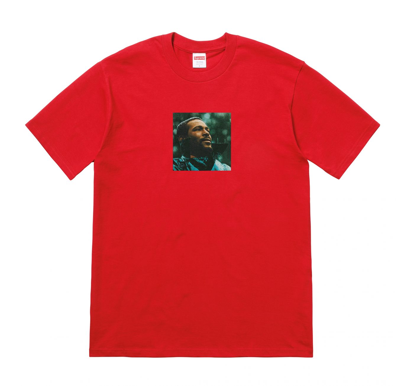 Marvin Gaye red T-shirt Red M VNDS-233436