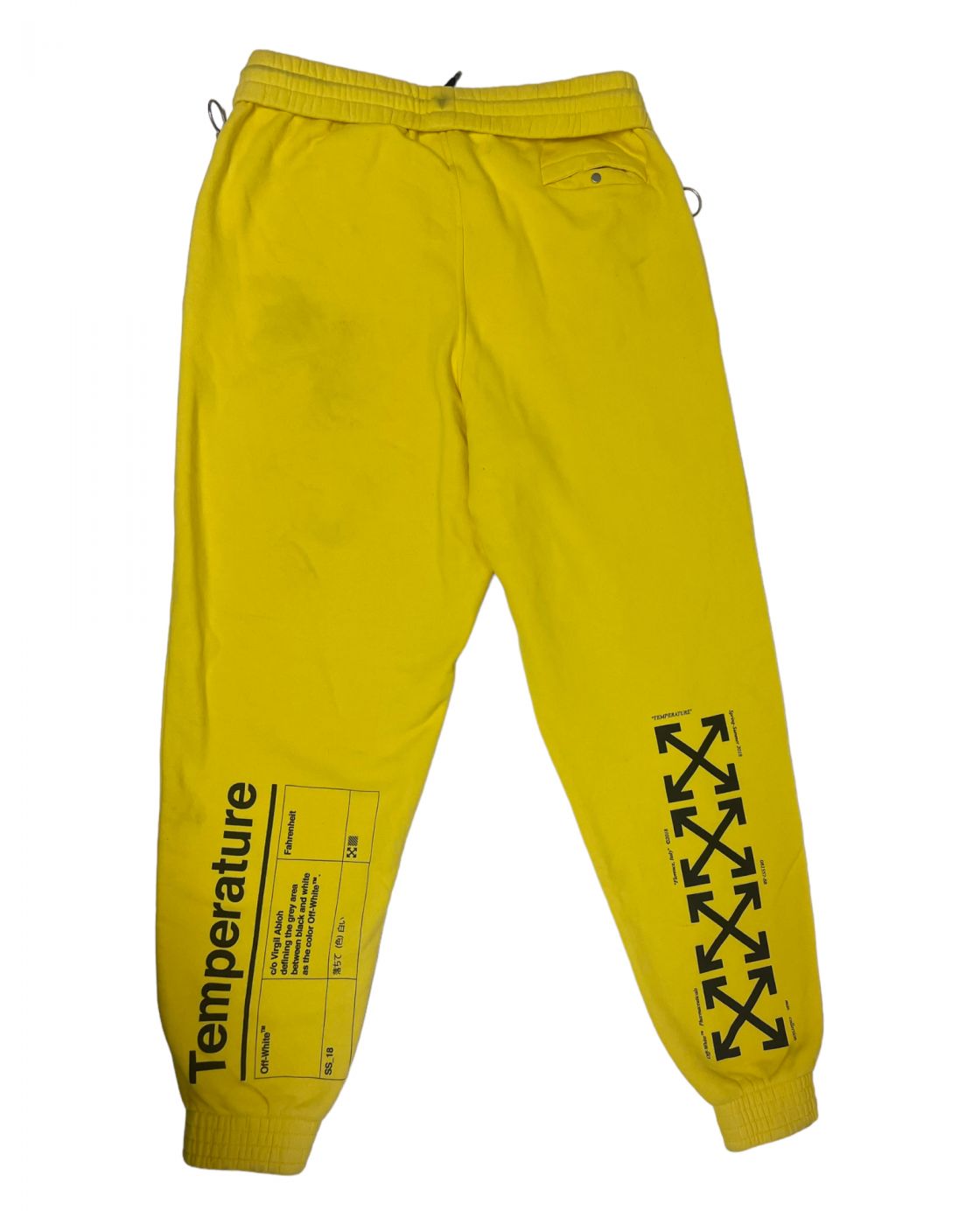 Off-White Sweatpants Yellow Yellow XL OFF-266275