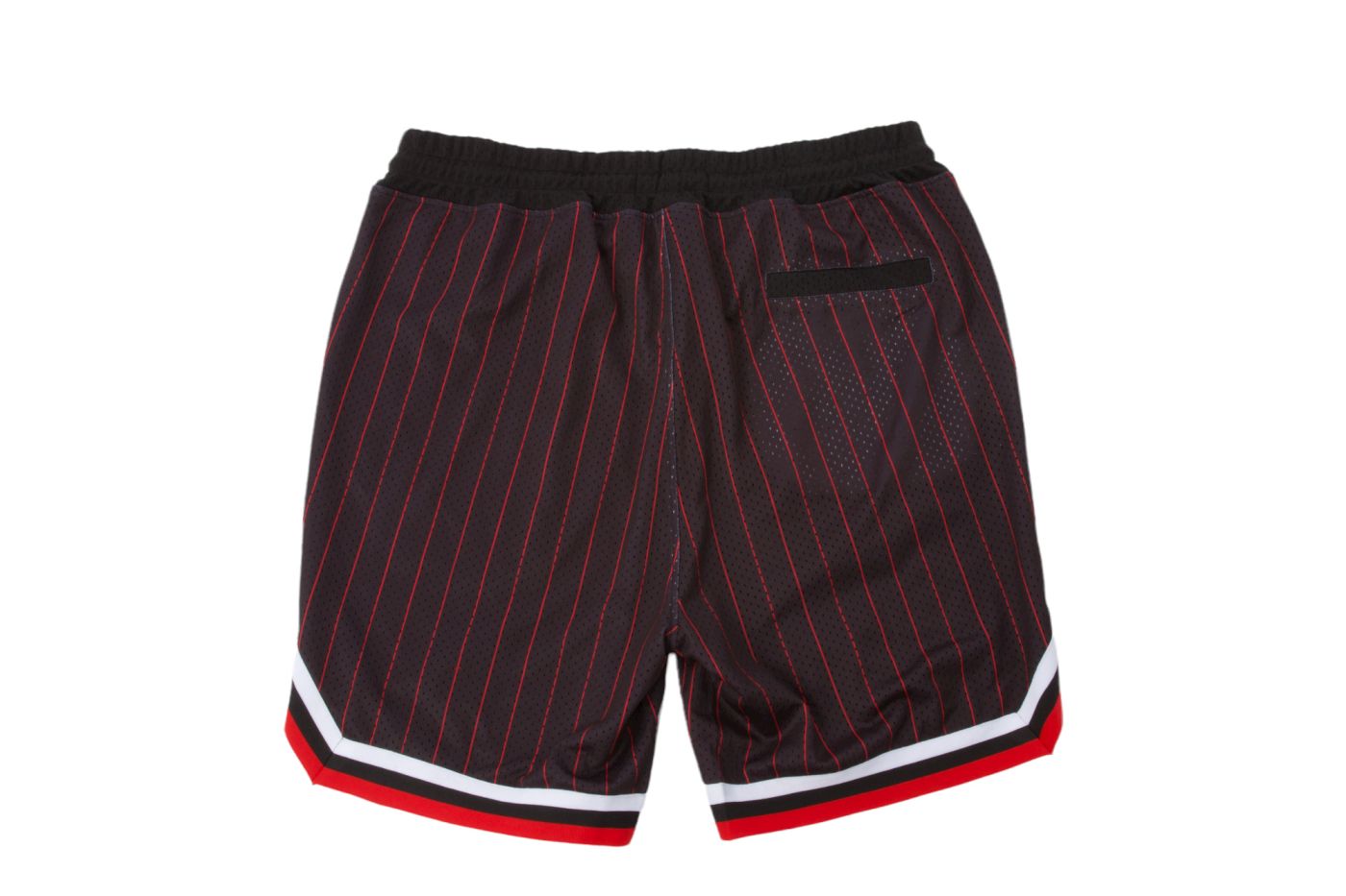 GAME DAY PINSTRIPE SHORTS BLACK/RED L FBRK-207929