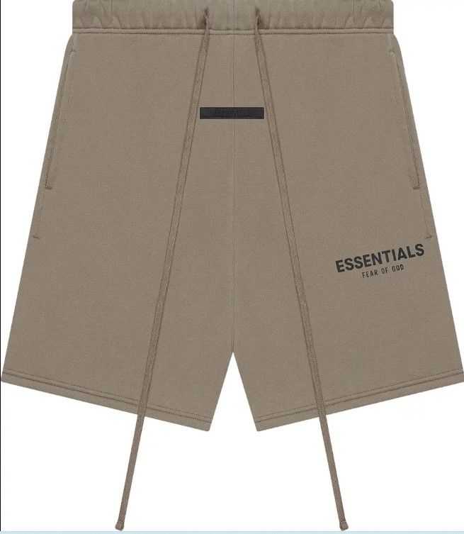 Fear Of God Essentials Shorts Tan Medium FOG-237259