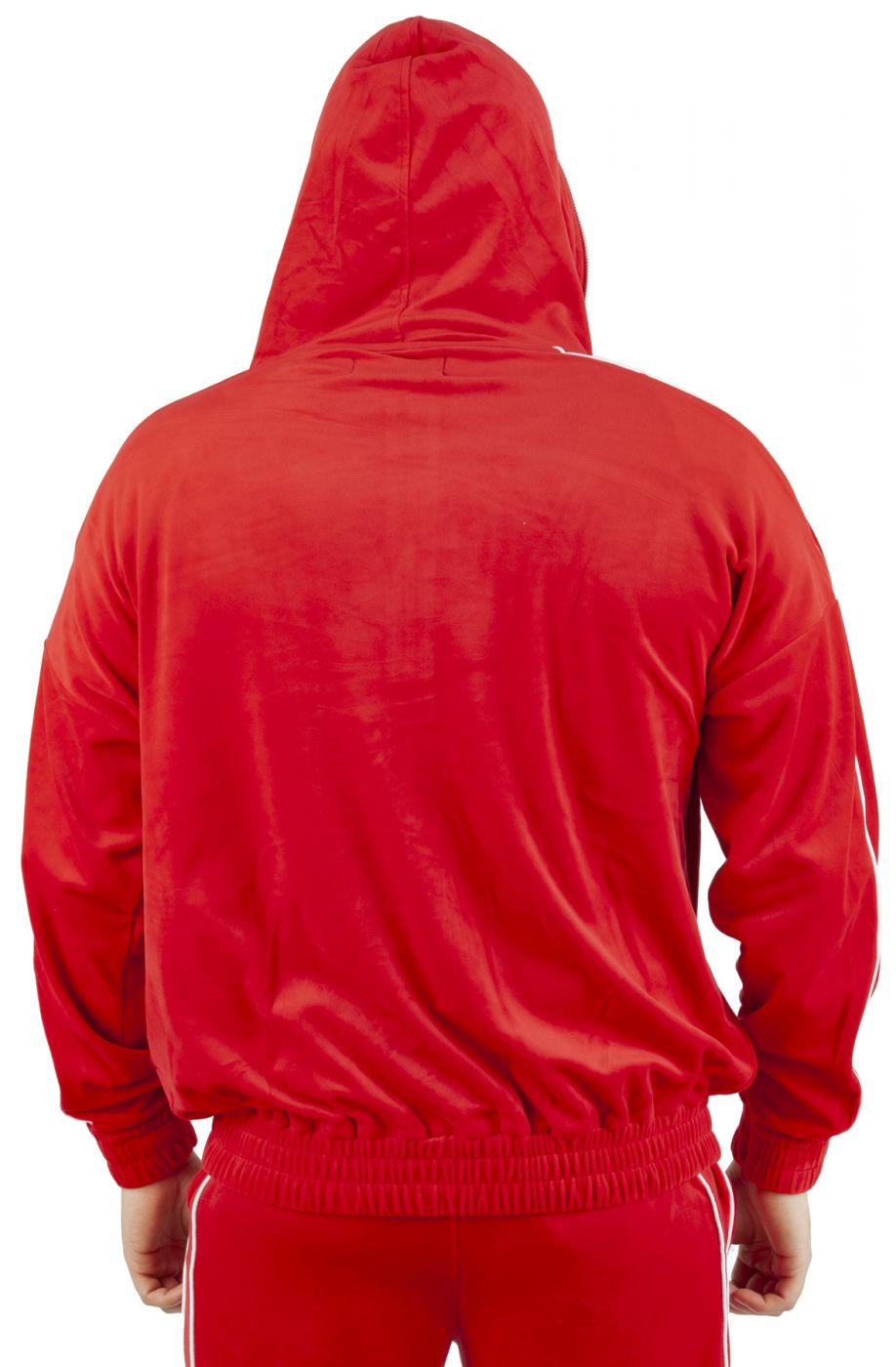 Velour FaceZip Hoodie