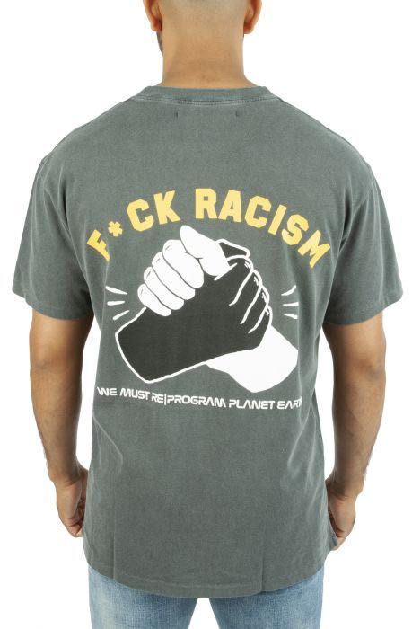 Fuck Racism Tee Vintage Black M VNDS-233296
