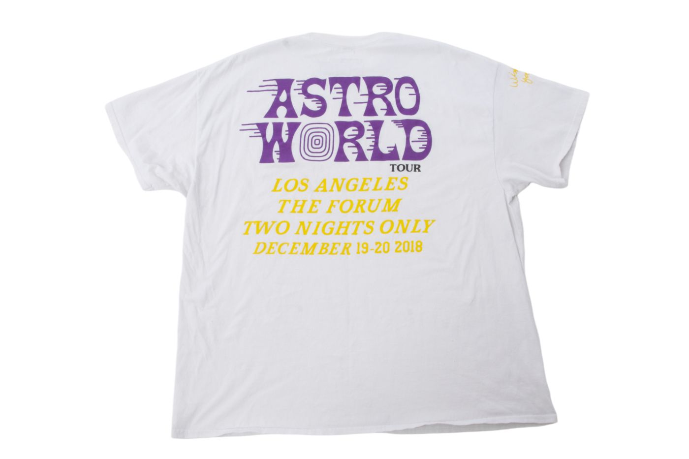 Astro World LA exclusive Tee White 2XL CJ-208475
