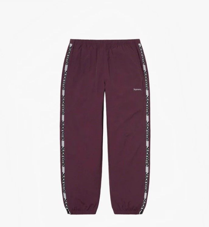 Supreme Reflective Zip Pants Purple Small SUPR-238218