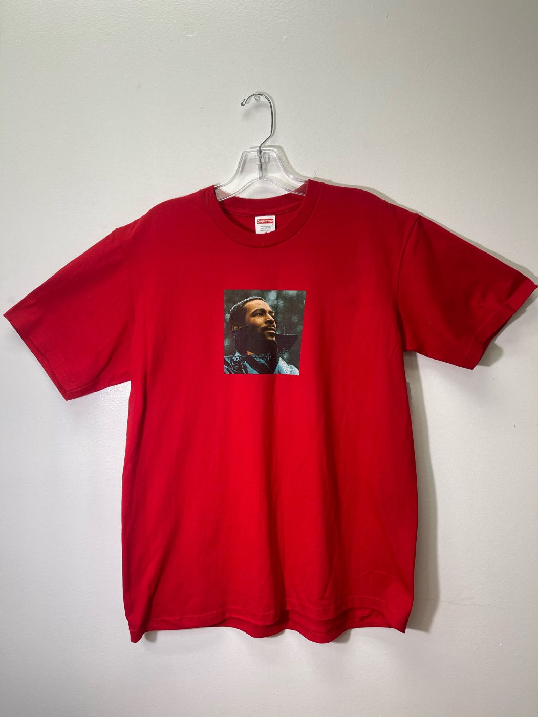 Marvin Gaye red T-shirt Red M VNDS-233436