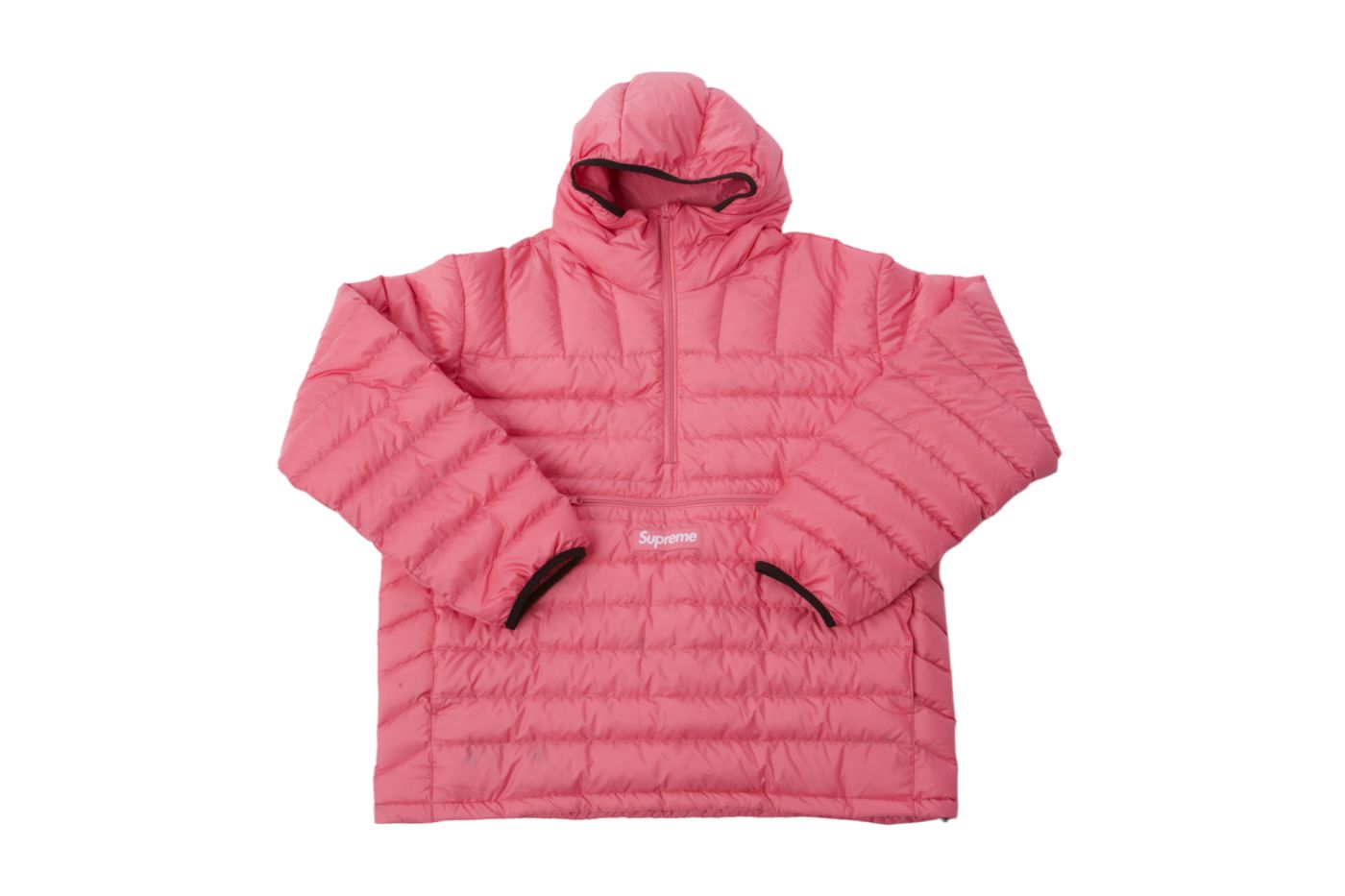 Supreme Micro Down Half-Zip Hooded Pullover Pink XL SUPR-207477