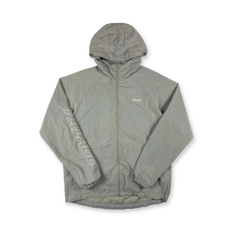 PALACE GREY FZ WINDBREAKER JACKET Silver Medium PLE-238140