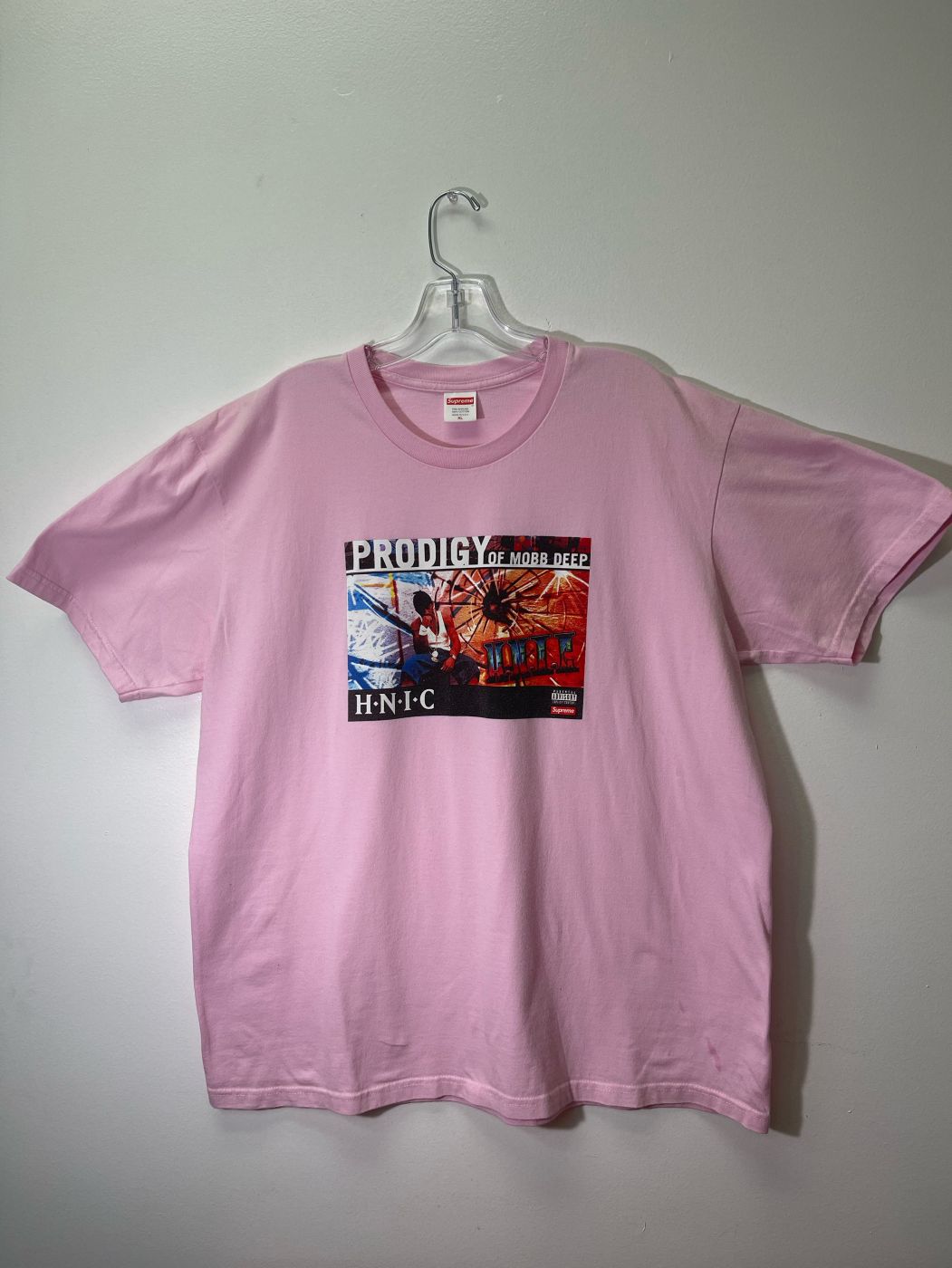 HNIC print T-shirt Light Pink XL VNDS-233457