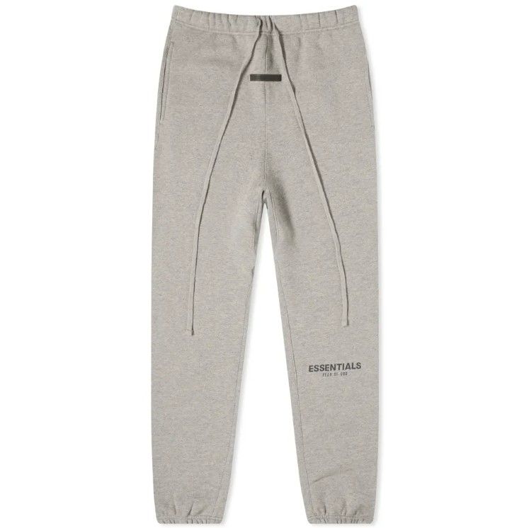 Fear Of God Essentials Sweatpants Heather Oatmeal Medium FOG-239174