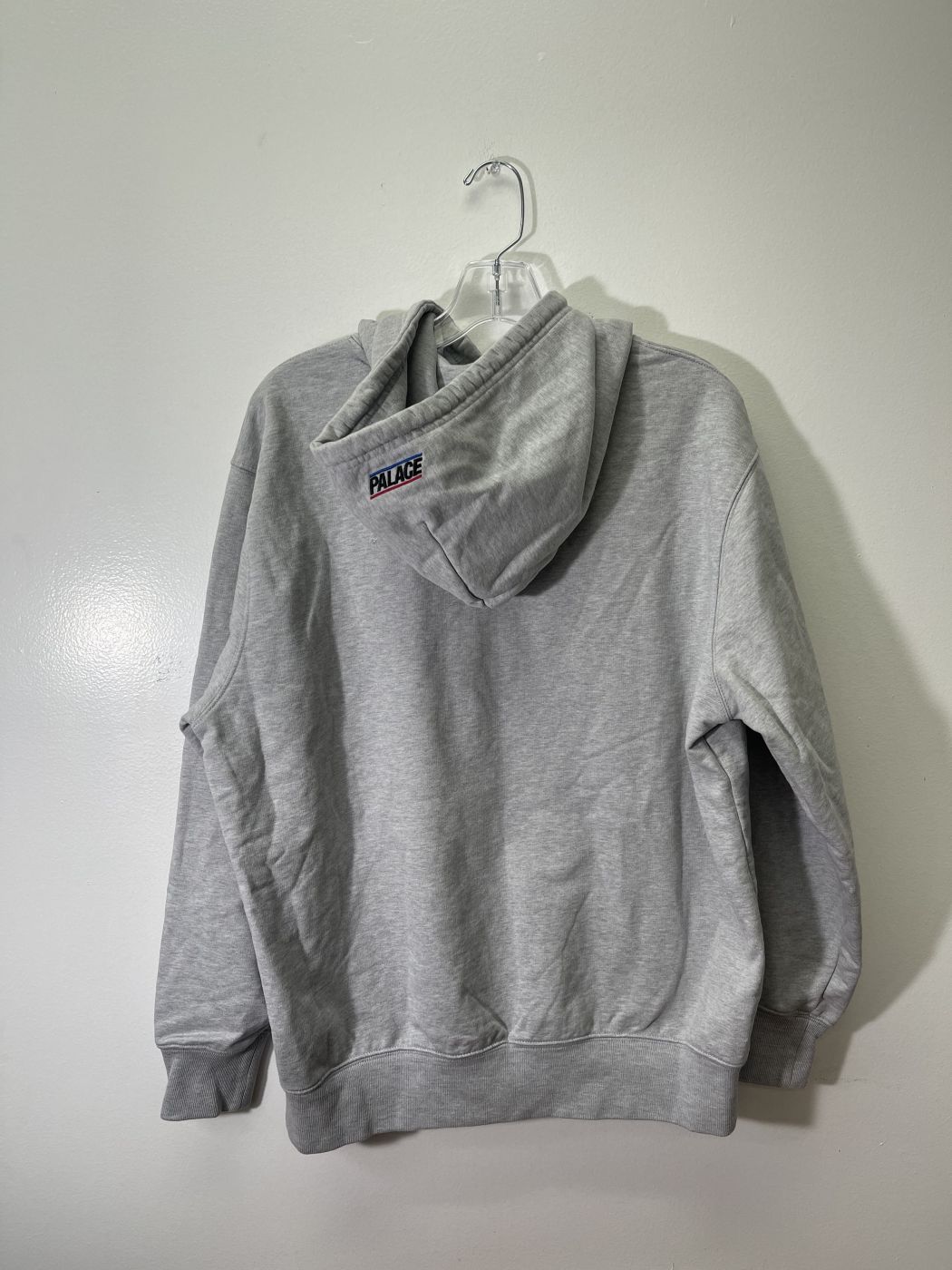 Palace Pullover Hoodie Gray Large PLE-239233