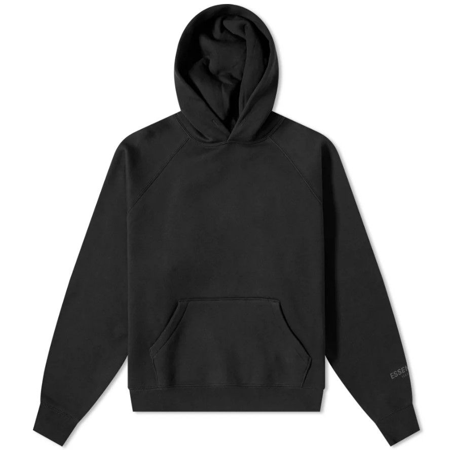 Fear Of God Essentials Hoodie Black Large FOG-238043