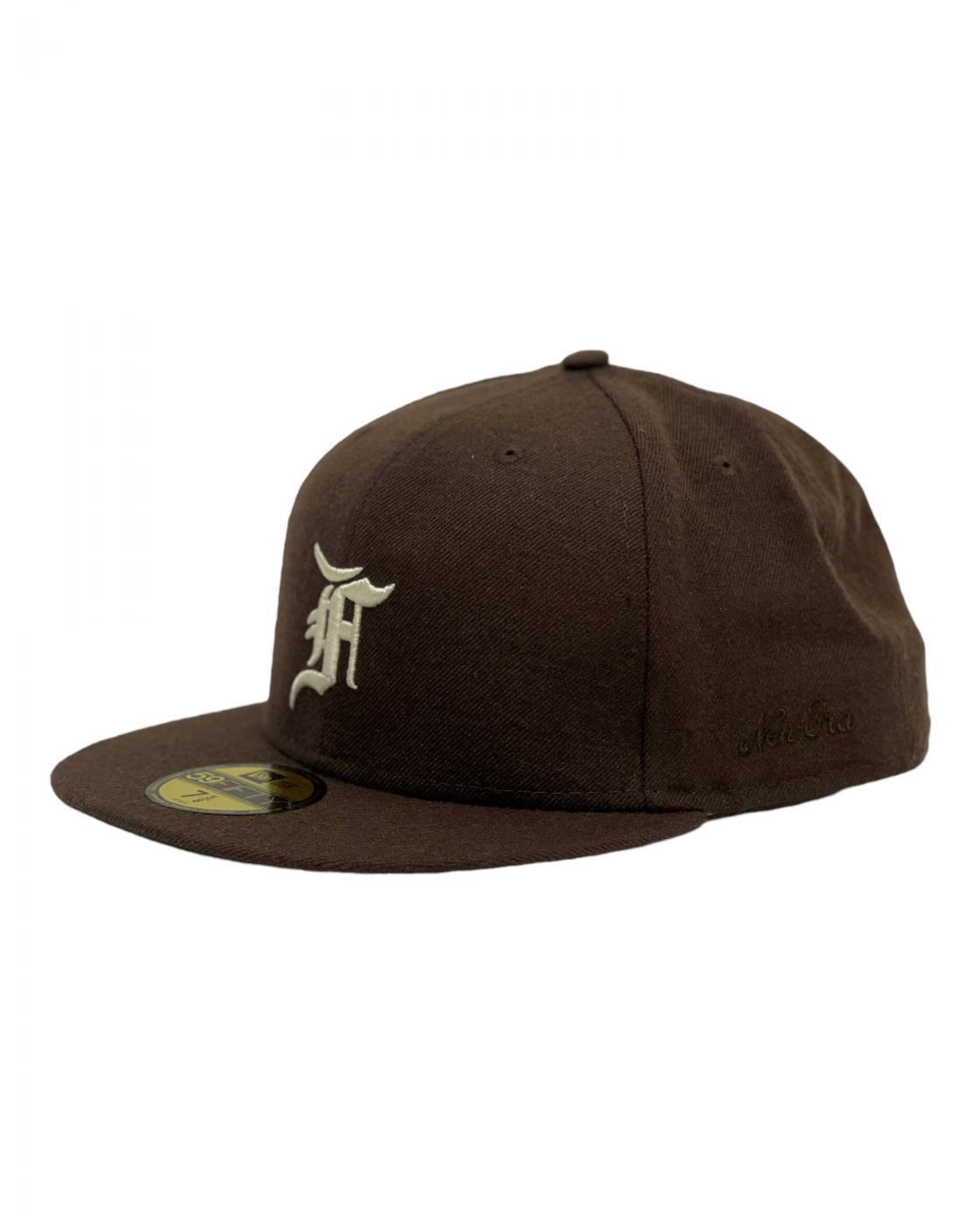 FOG Fitted Hat Brown Brown 7 5/8 FOG-241159