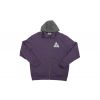 PALACE Full Zip Sweater Purple L PLE-208733